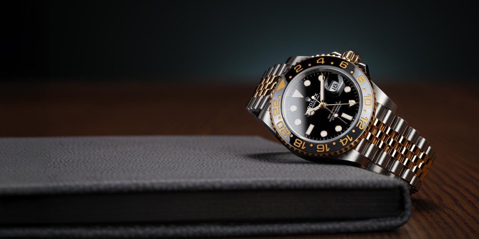 Luxury wristwatch photographed in the SUPERLATIVE workshop